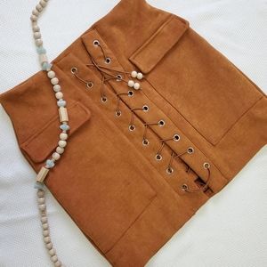 High waisted bodycon skirt